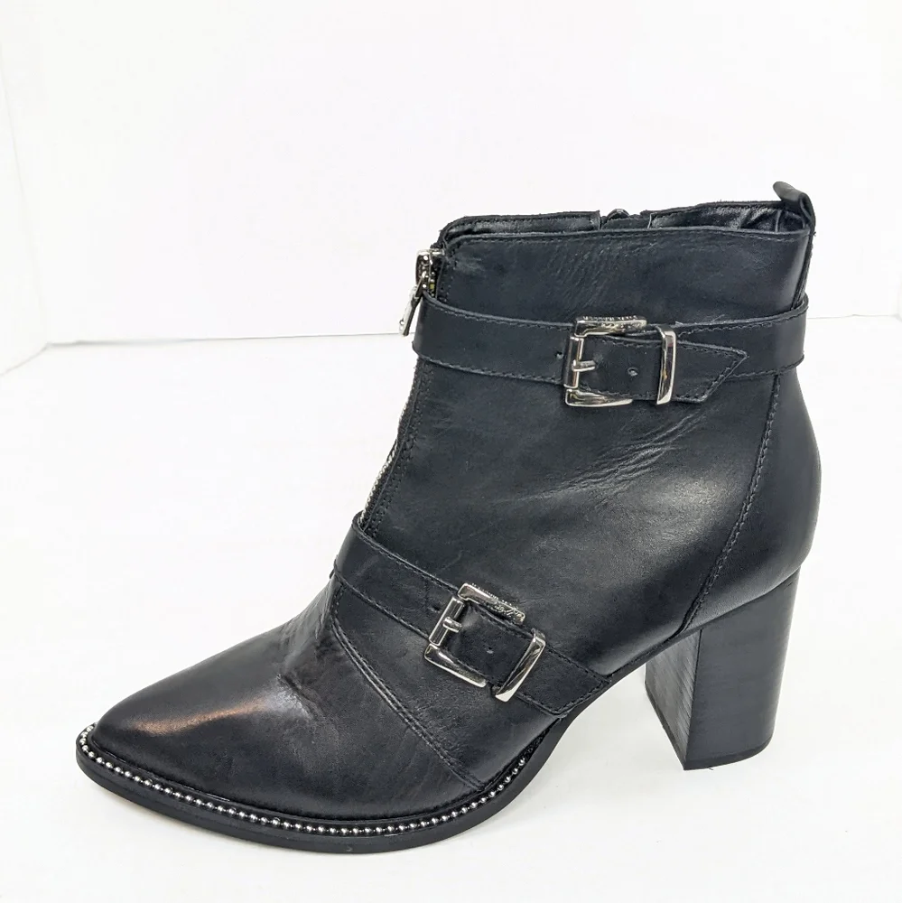 NWOT Steve Madden leather halle boots - Picture 2 of 16